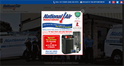 Desktop Screenshot of nationalair.net