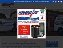 Tablet Screenshot of nationalair.net